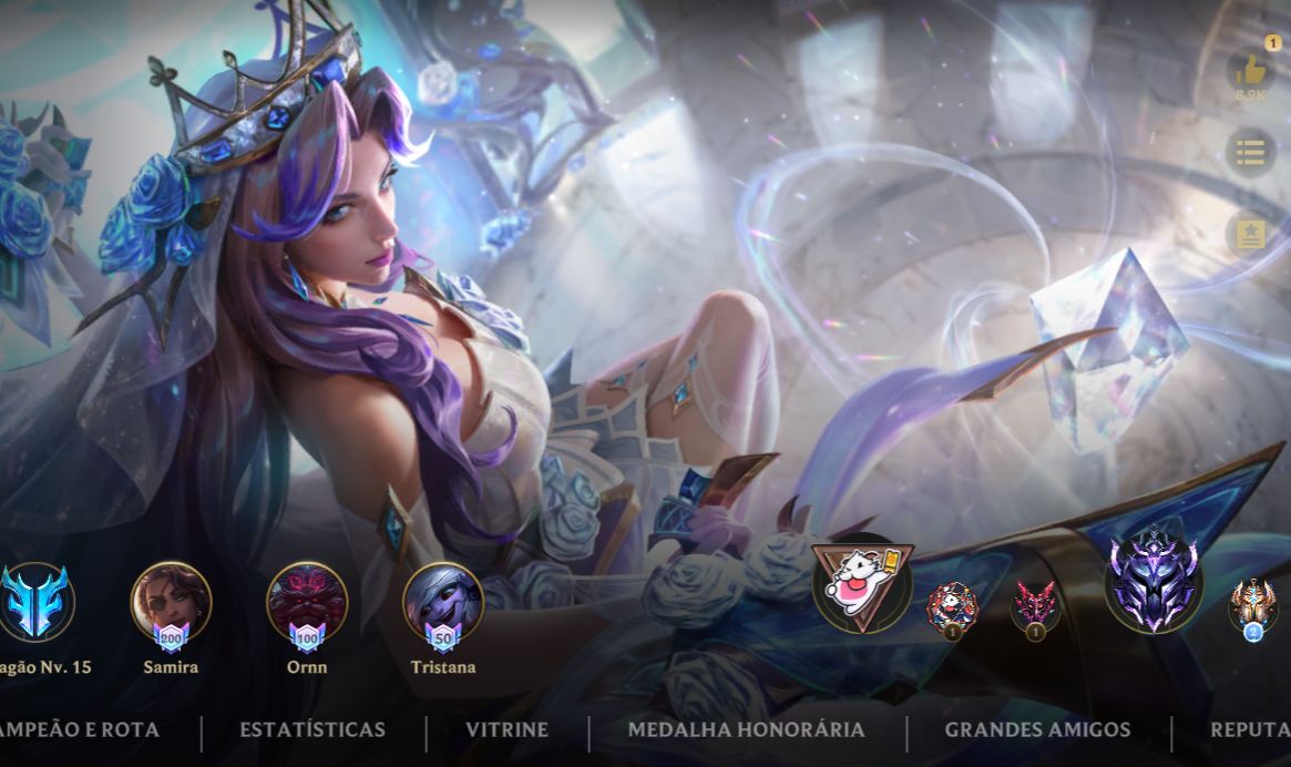 Contas wild Rift desafiante e GM