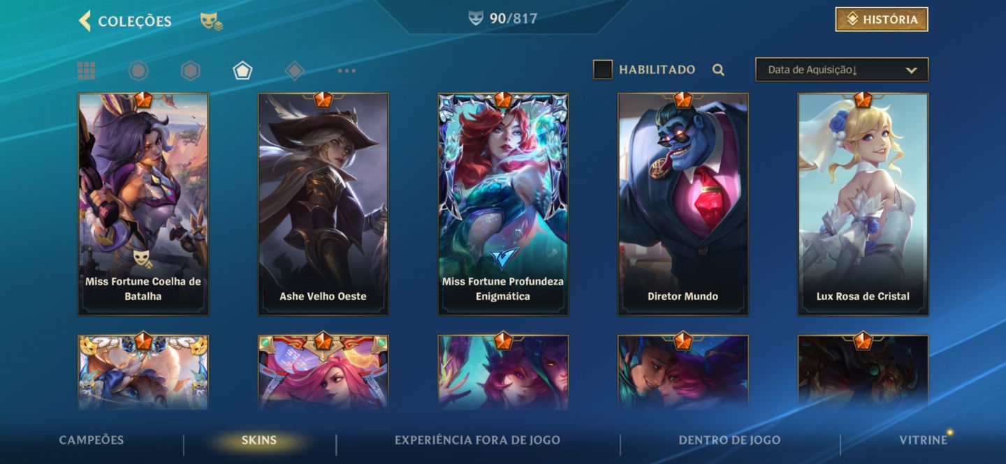 CONTA WILD RIFT -90 SKINS|4 PRESTÍGIO/PRIMOROSA|JARVAN IV MÍTICO | ELITE COLEÇÃO