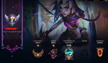 Conta LOL RARA / Full Champions / 408 Skins / Jinx Fragmentada