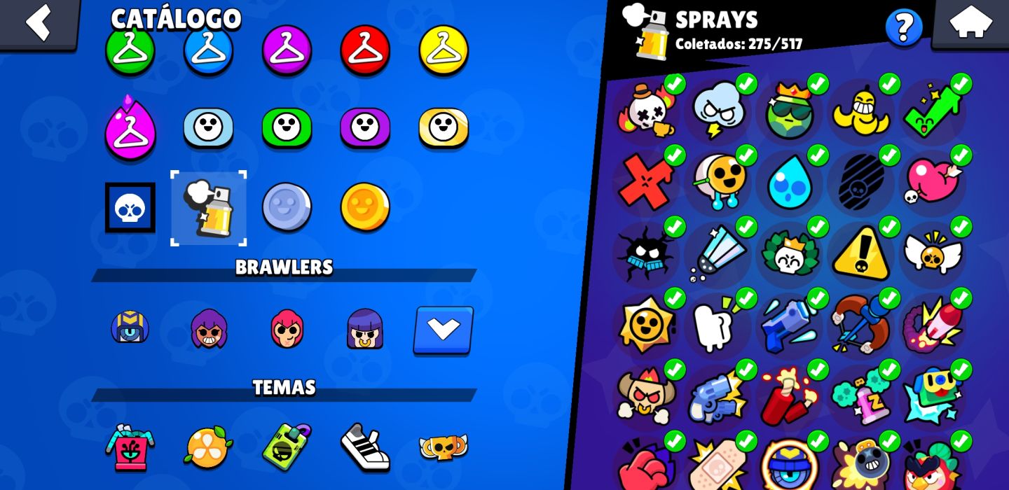 CONTA BRAWL STARS 45K TROFEUS/TODOS OS BRAWLERS
