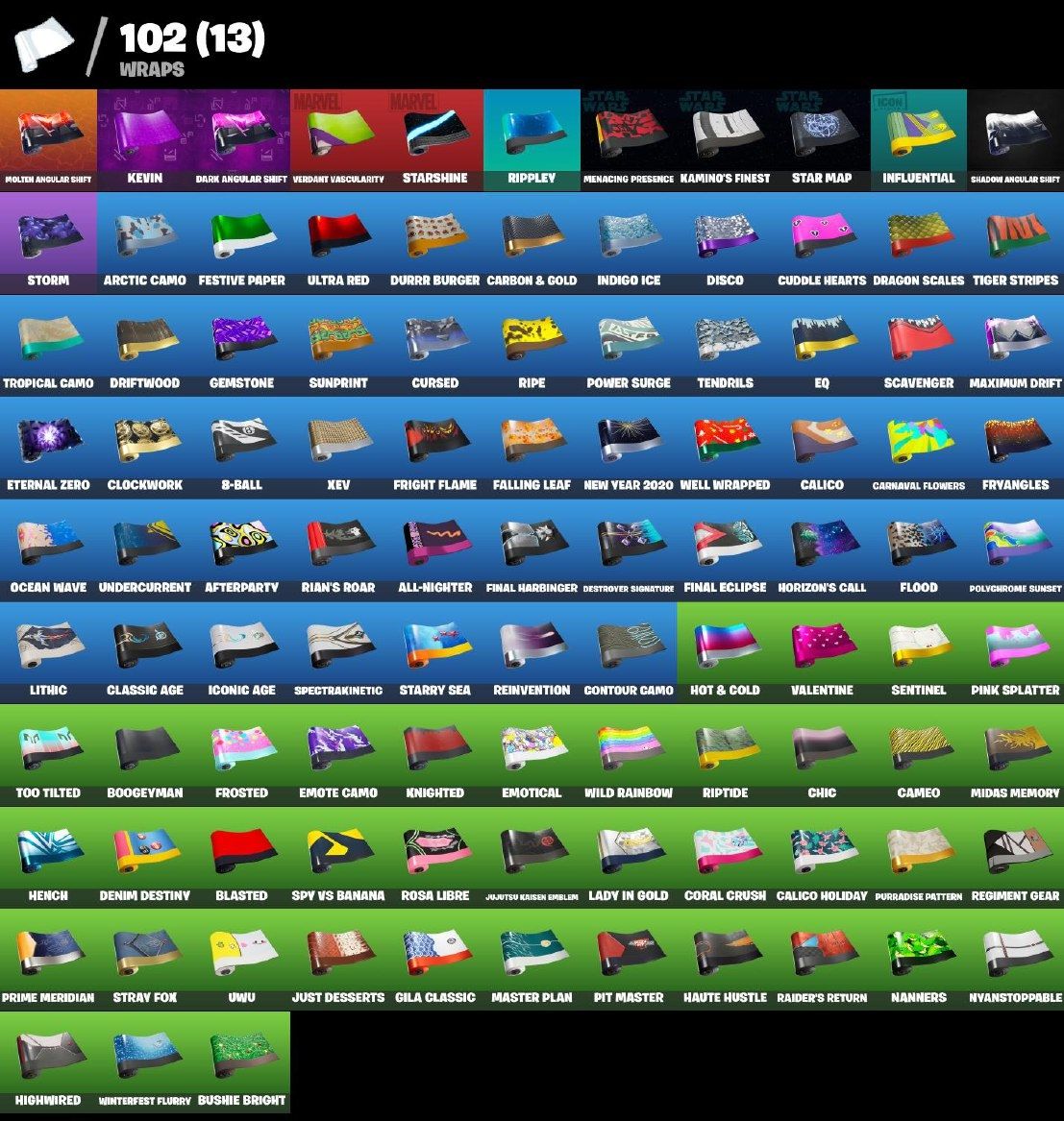 Conta Fortnite OG - Várias skins, emojis e outras coisas raras.