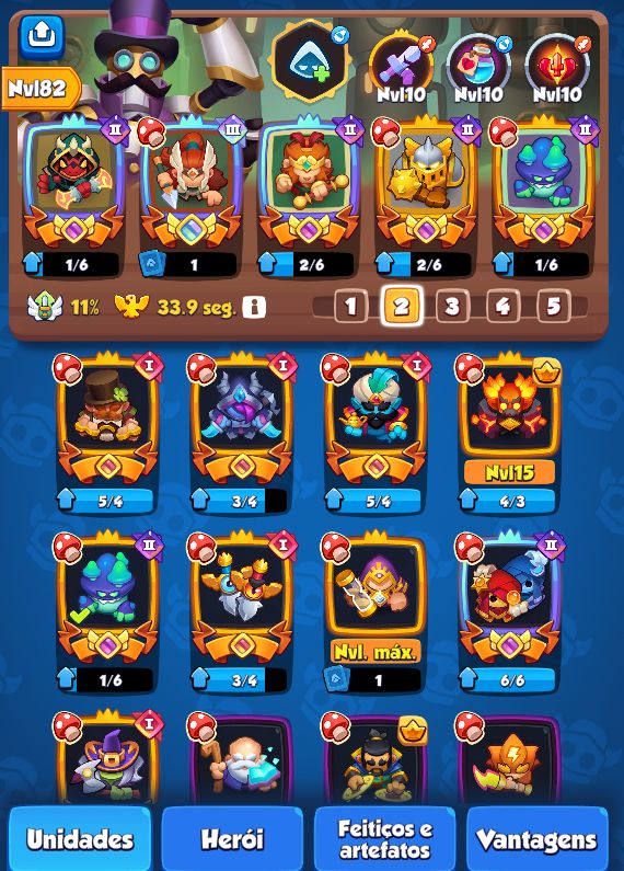 CONTA RUSH ROYALE TOP
