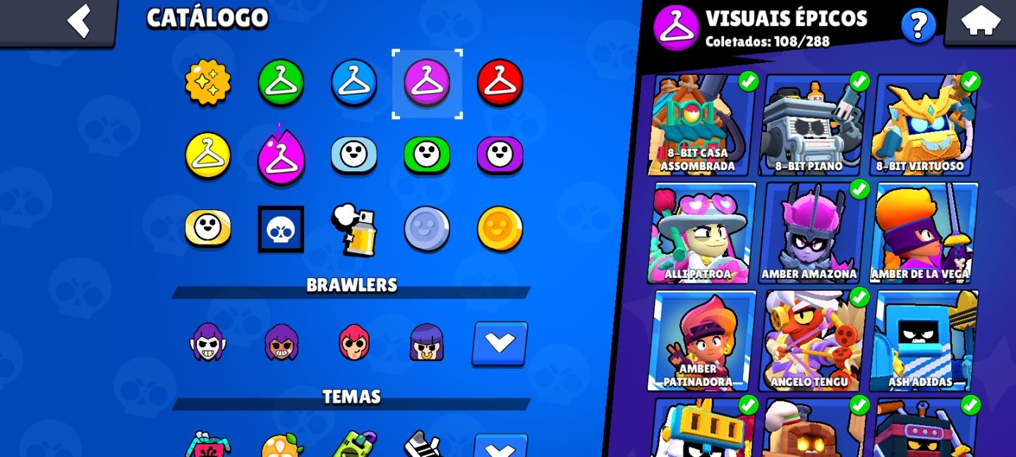 CONTA BRAWL STARS | 47.300 TROFÉUS | 104 BRAWLERS | 75 HIPERCARGAS | 2022