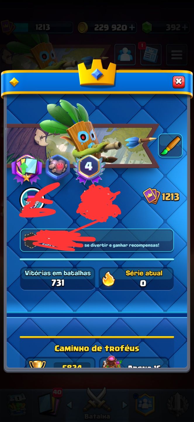 CONTA DE BS 35K, 2021 (8bit v8) + clash royale 4 anos arena 16!