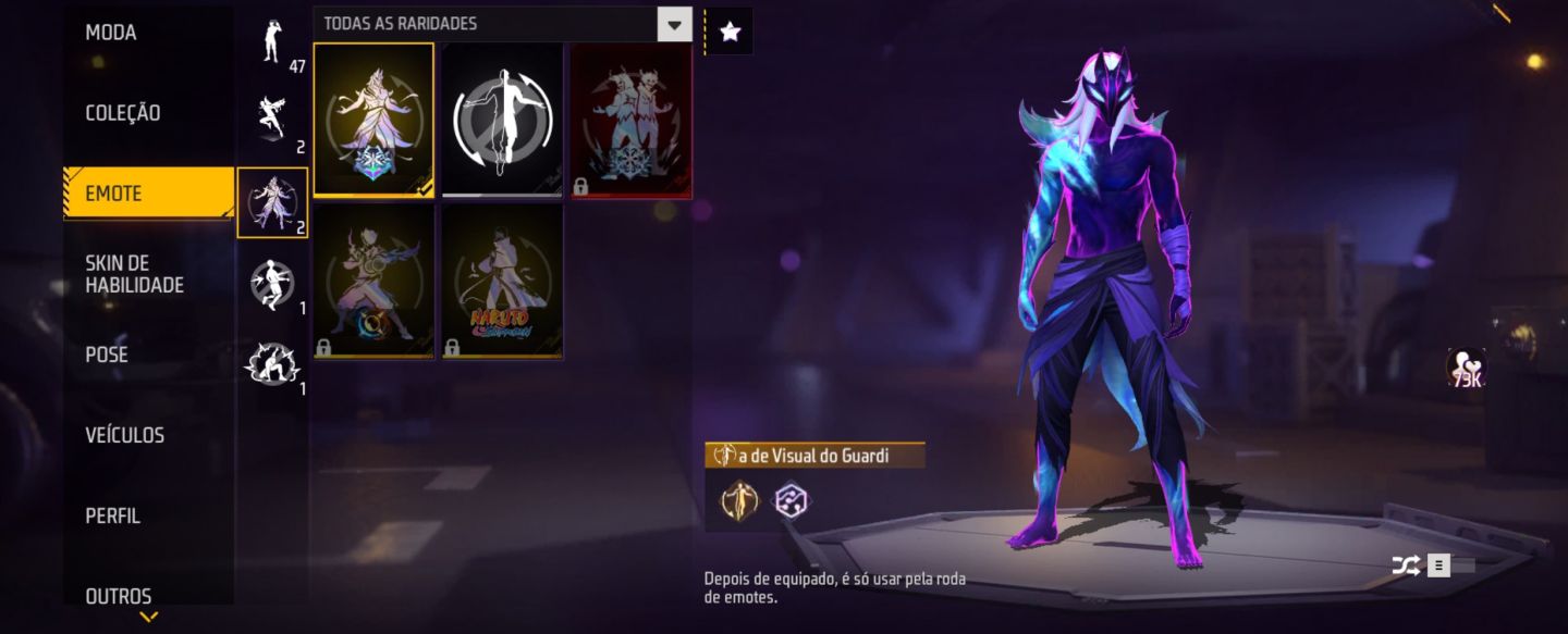 Conta Free Fire Com Top Criminal, Skin de Punho e Bandeirão