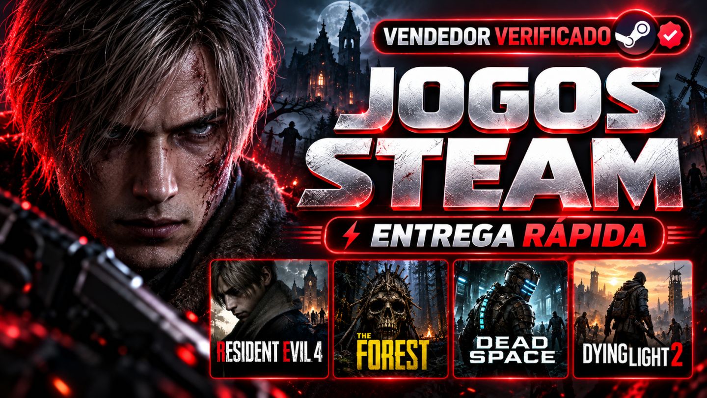 [R$2] JOGOS STEAM OFFLINE | TERROR + SOBREVIVÊNCIA | ENTREGA RÁPIDA