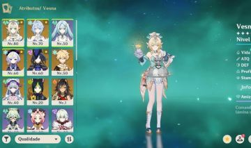 [GENSHIN] VESNAC2R1 ODETTE CLORINDE USER LIVRE (67 RESINAS)