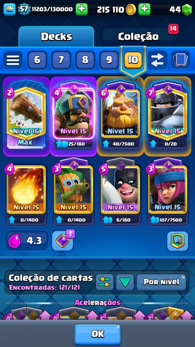 CLASH ROYALE 4 ANOS DE JOGO PREÇO NEGOCIÁVEL