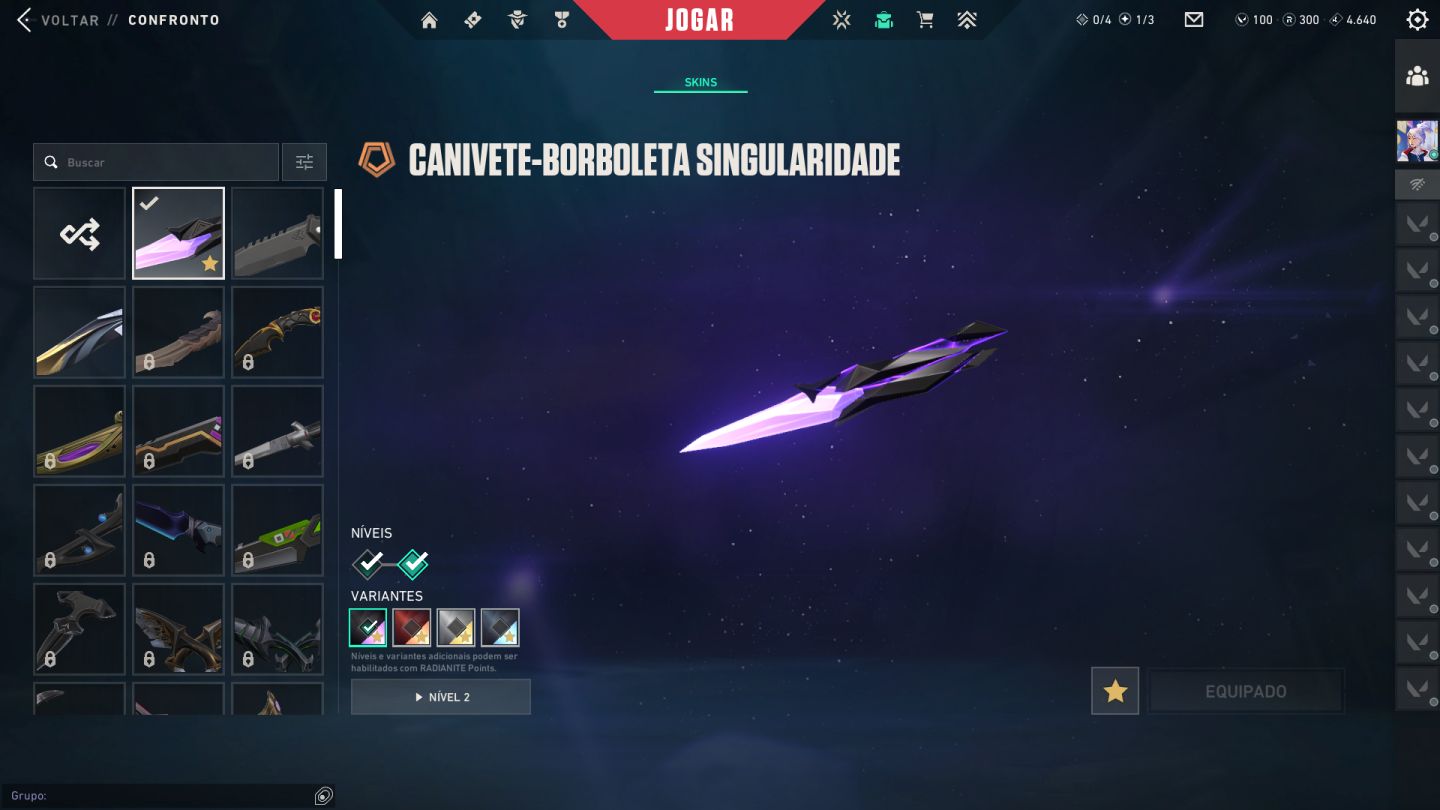 CONTA VALORANT VANDAL GAIA E PHANTOM PRELÚDIO E ETC...