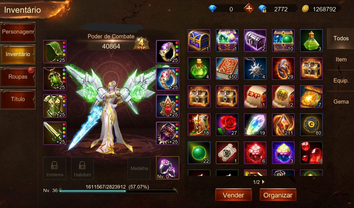 Casal Lv 36 40k Wartune Ultra (Legend Online Mobile)