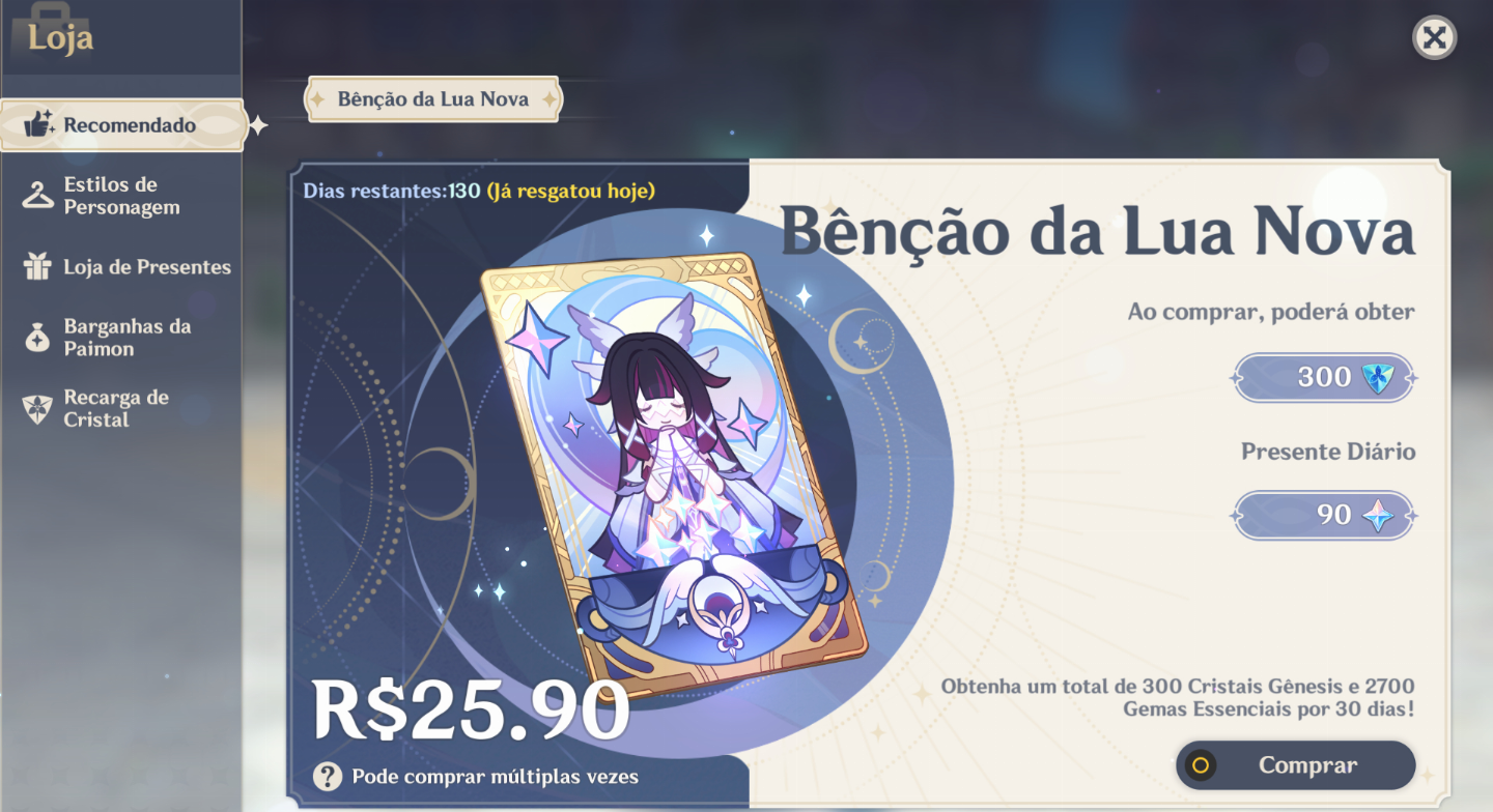 CONTA ENDGAME AR60 (MAIS DE 4 MESES DE BENÇÃO ATIVA)