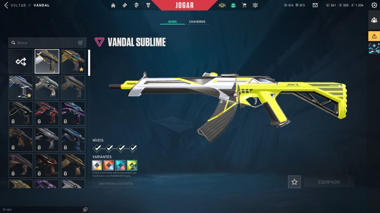 Conta valorant com vandal arcane
