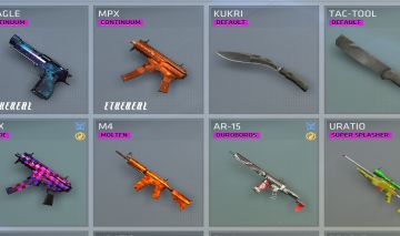 Conta antiga Critical ops com 600 skins arma/perfil