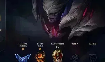 Conta diamante 4 com 69% de win rate e 16 mil Essencias azuis