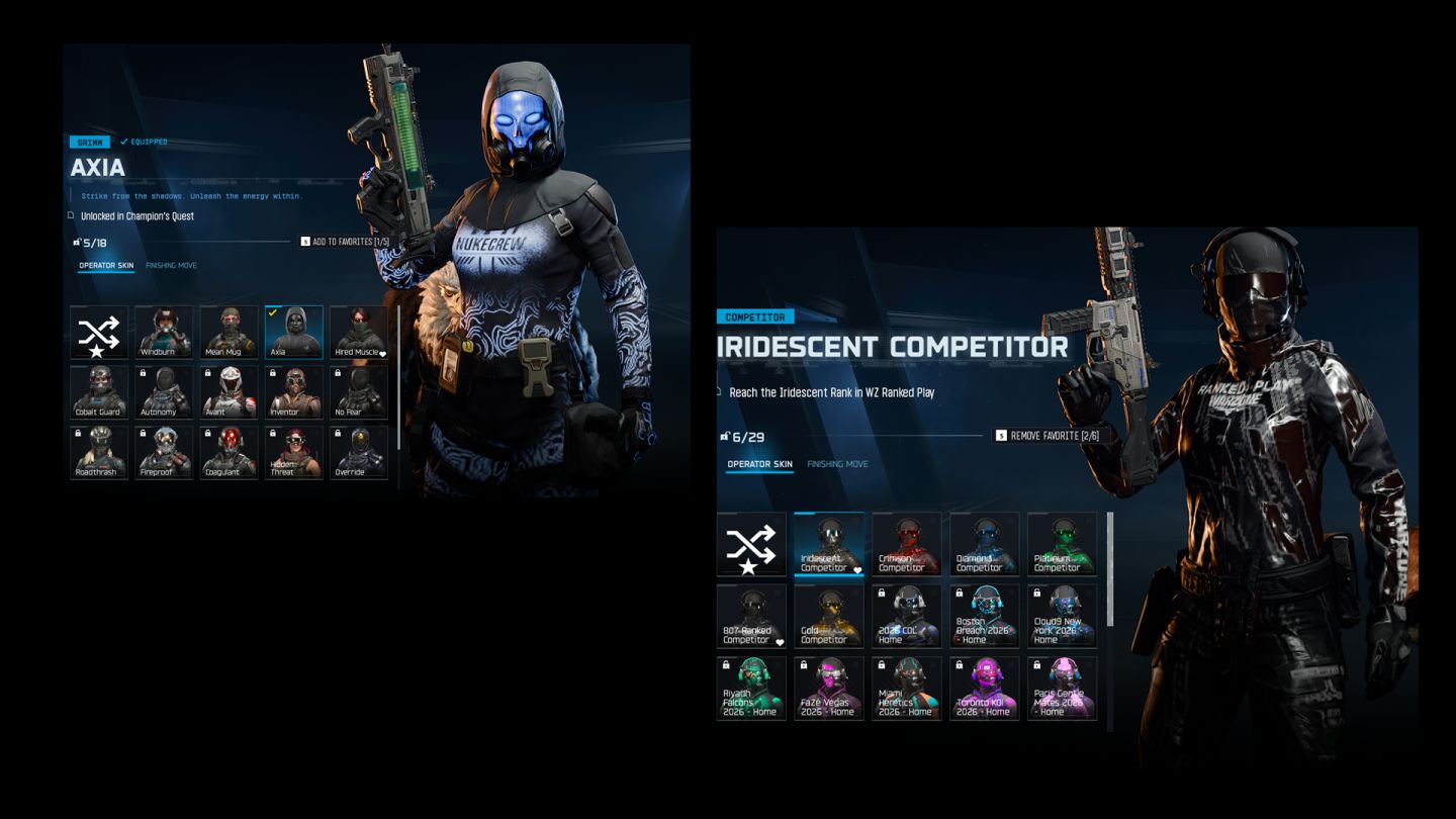 Conta Try-Hard, Nuke Skin, Cosméticos Iridescent Raros (+)