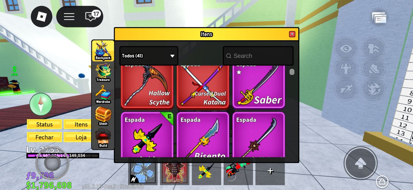 Conta Blox Fruits Lv. 2753 | CDK + 3 Game Passes + Shadow + Mamute!