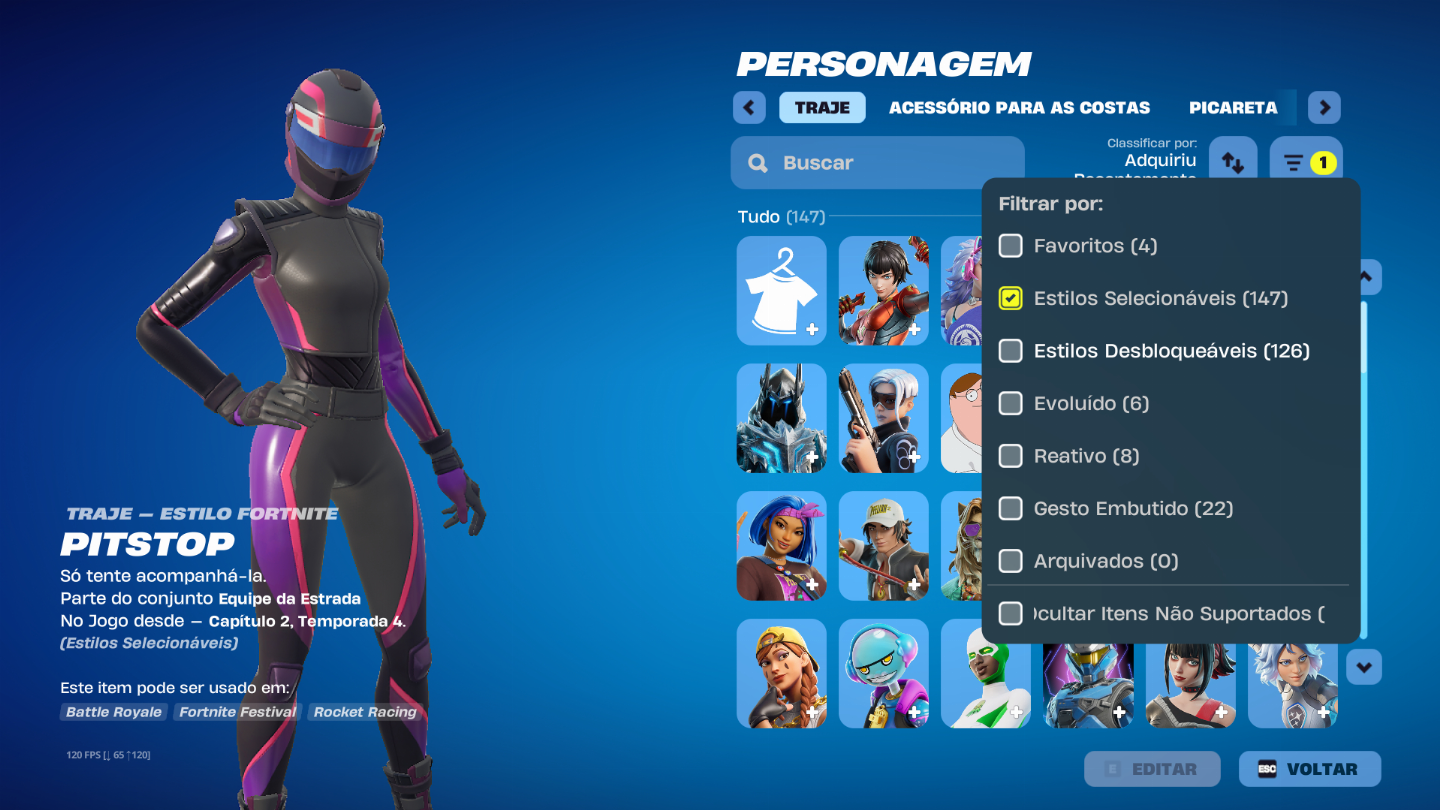 Conta Fortnite com 147 Skins | V-Bucks | Passe Midas Completo | Melhor Preço