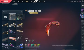 CONTA COM 4 SKIN DE FACAS LIMITADAS