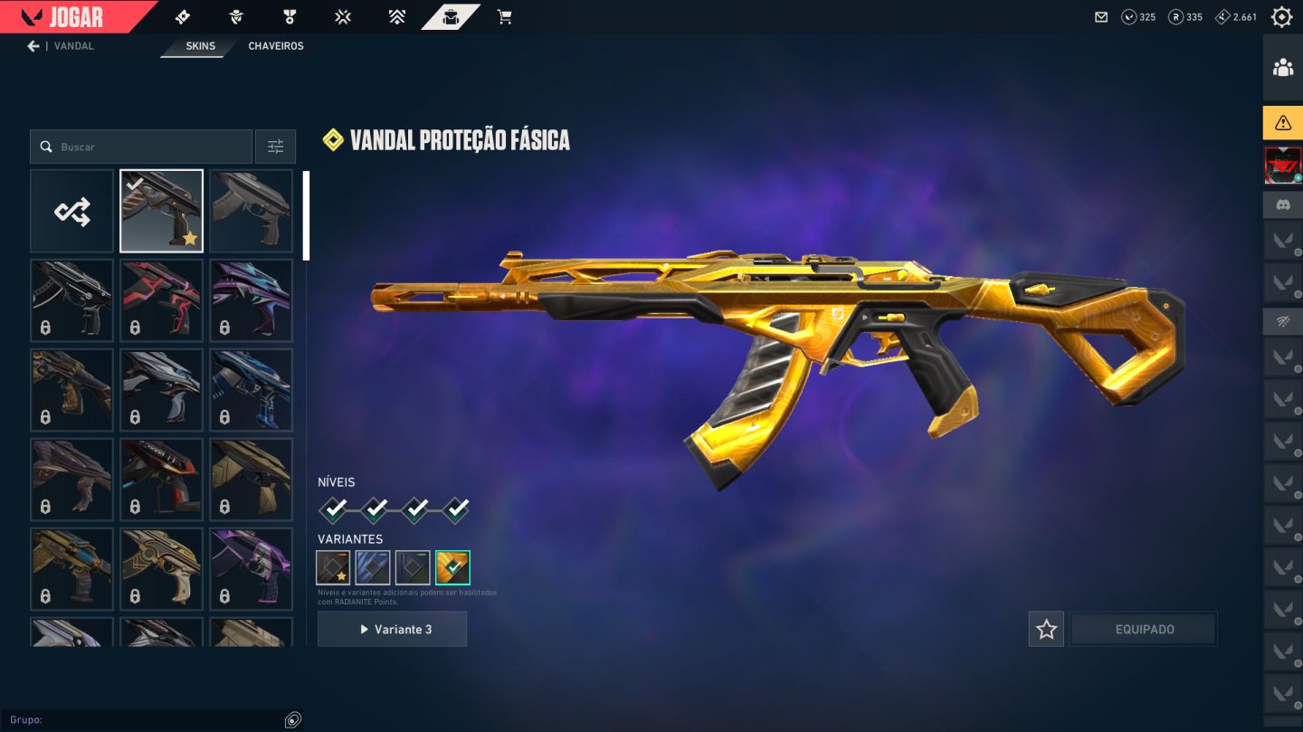 VALORANT | Faca Beta Remaster + Vandal Proteção Fásica + Phantom Gaia + Ghost So