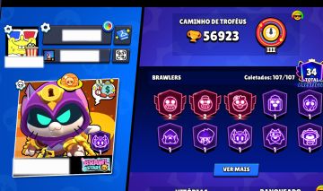 CONTA DE BRAWL STARS FULL BRAWLERS E MUITAS SKINS