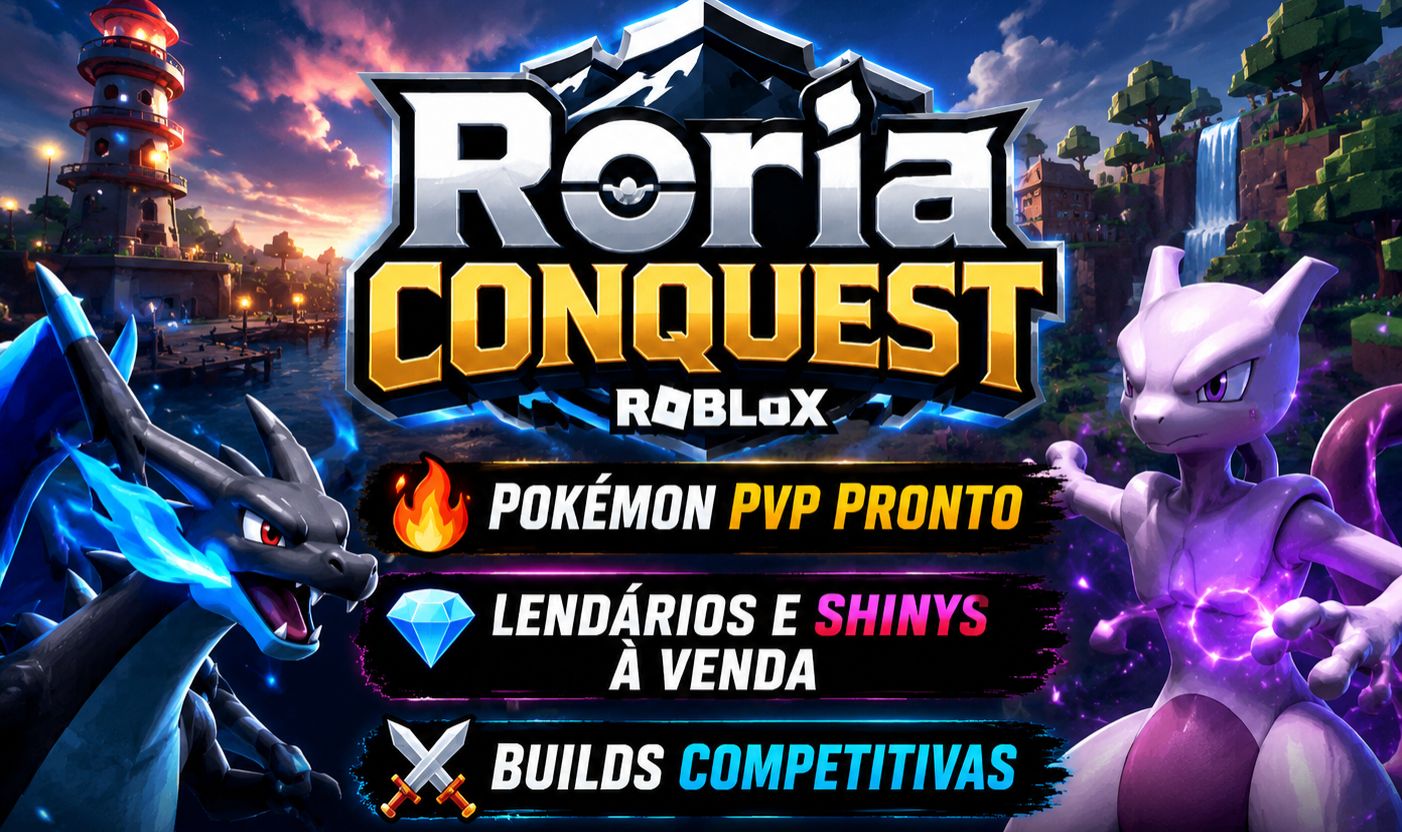 VENDA DE POKÉMONS RAROS RORIA CONQUEST (ROBLOX)