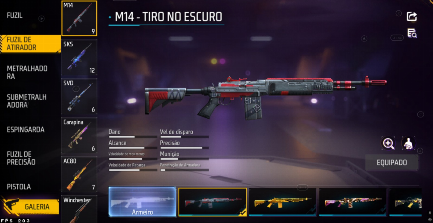 CONTA FREEFIRE GEMADA PRIME 8