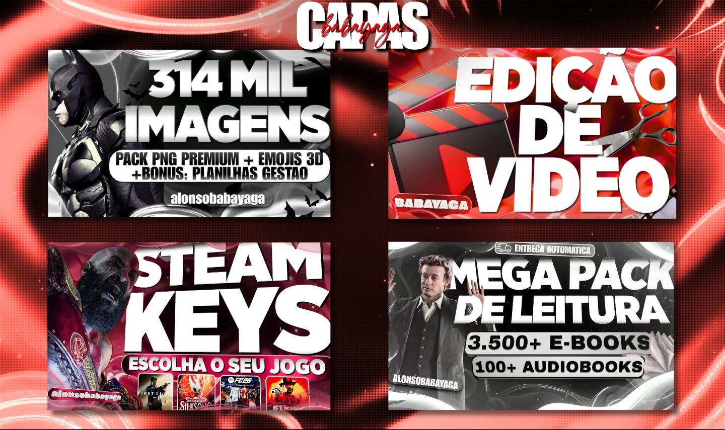 DESIGNER/DESIGN PROFISSIONAL (THUMBNAIL, LOGO, BANNERS, ANUNCIOS, OVERLAYS...)