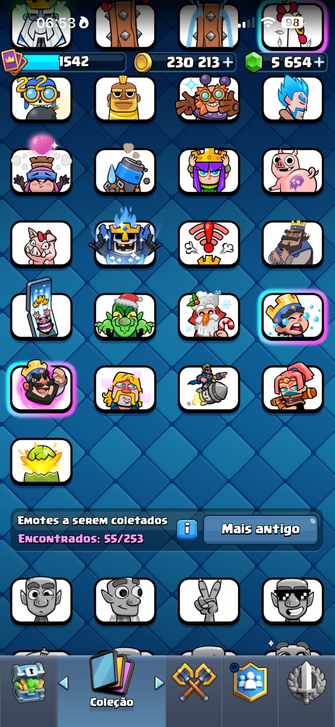 CONTA CLASH ROYALE 10.874 TROFÉUS | LVL 15 | VÁRIAS EVOLUÇÕES
