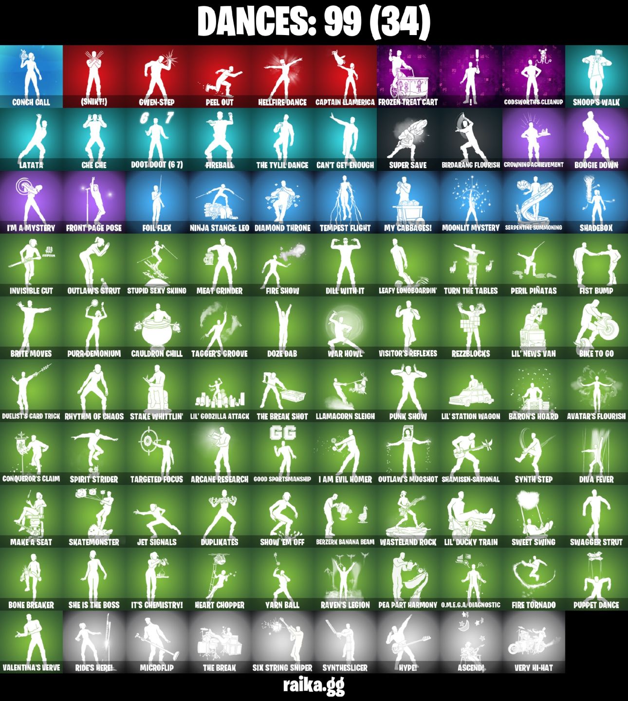 108 Skins - peter griffin, emma frost, doom, war machine, sub-zero mk3