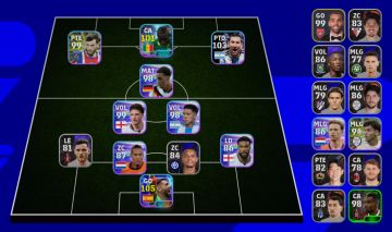 Várias contas de efootball, com unai, puyol e muito mais