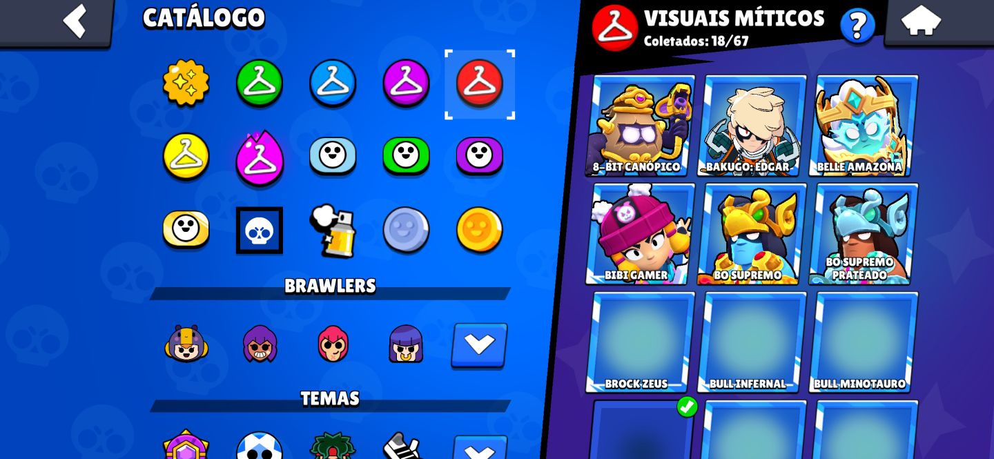 Conta brawl stars 63k + 362 skins