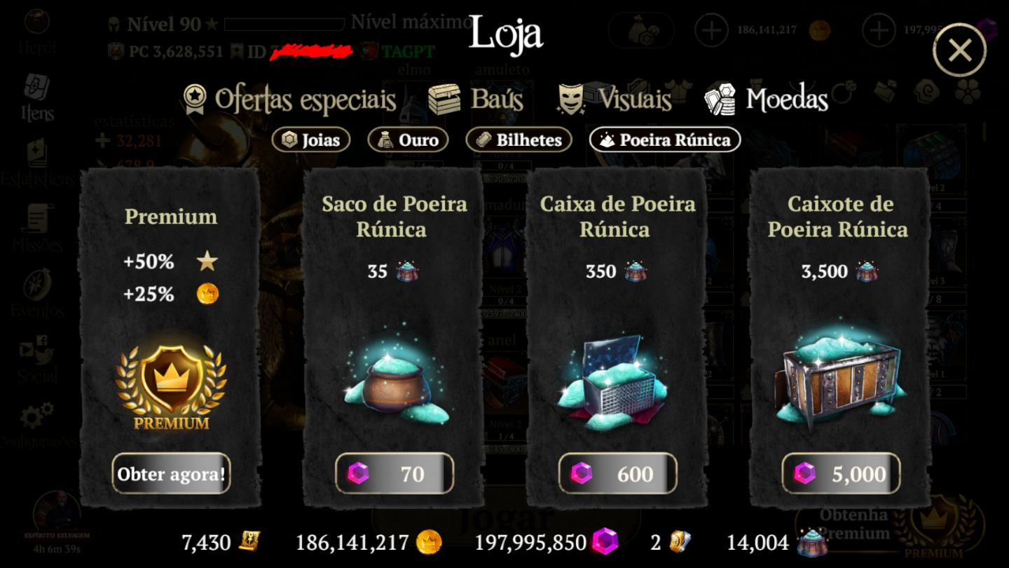 CONTAS EVIL LANDS | OURO + JÓIAS + RECURSOS | ANDROID E IOS | ENTREGA RÁPIDA