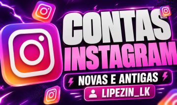 CONTAS INSTAGRAM NOVAS E ANTIGAS IP MIX [LEIA DESCRIÇÃO]