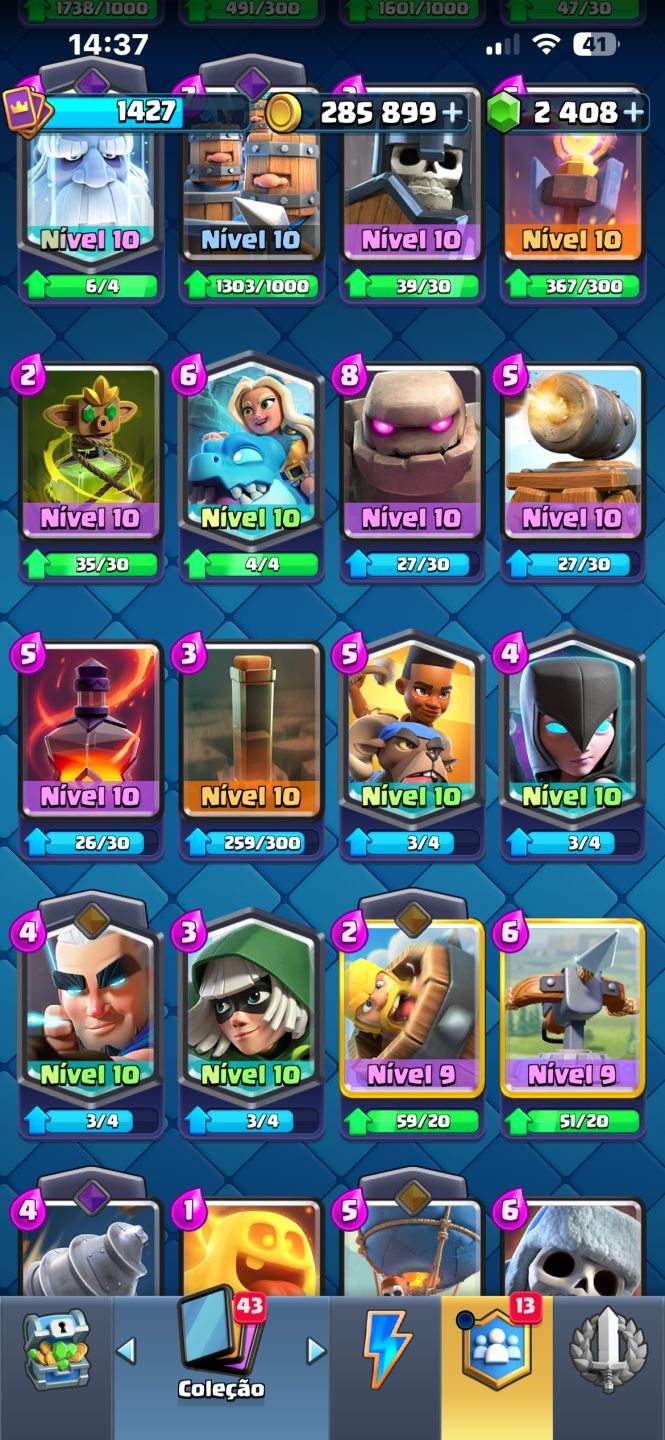 Conta de clash Royale 10 k troféus