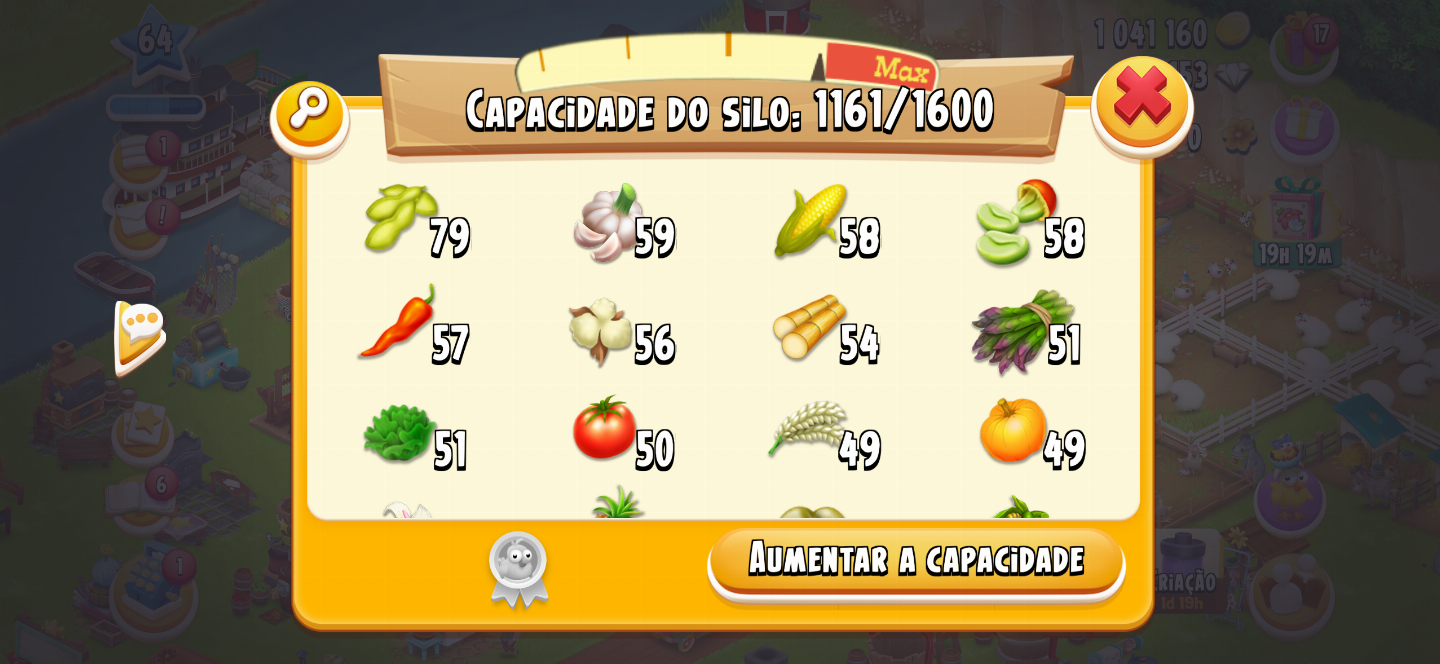 Conta hay day com mais de 1 M DE gold
