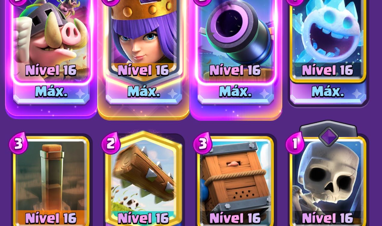 Conta de clash royale