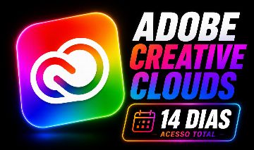 ADOBE CREATIVE CLOUD TODOS OS APPS | 14 DIAS | CONTA SOMENTE SUA
