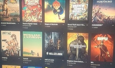 Conta epic games com mais de 250 jogos