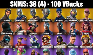 Conta Fortnite com SALVE MUNDO FUNDADOR | The Reaper | Blue Squire e 38 Skins