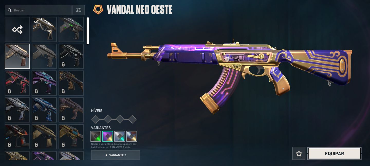 Conta c 4 skins de faca(kuronami 2) - vandal neo oeste-phantom serpentálica E+