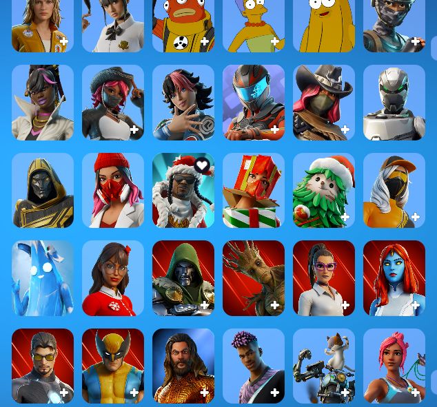 CONTA FORNITE COM VARIAS SKINS LINDAS E BONITAS