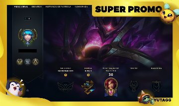 [SMURF LENDÁRIA] CONTA UNRANKED - MORDEKAISER ESTRELA NEGRA - RANKED LIBERADA!