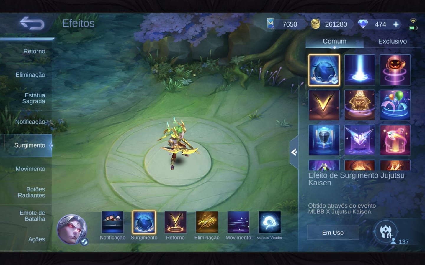 CONTA MOBILE LEGENDS À VENDA ALTA EXPERIÊNCIA | GLÓRIA MÍTICA | 251 SKINS