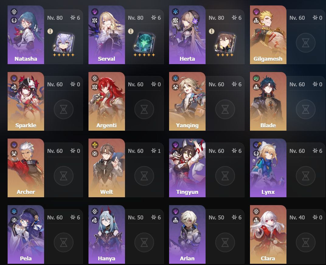 Conta Honkai Star Rail com 37 T5 + 3 Moedas de Troca