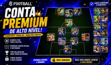 Conta eFootball Completa. Elenco Top. Pronta para Competir