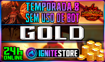 HERO SIEGE - GOLD - TEMPORADA 9 [SEM USO DE BOT] DESCONTO EM QUANTIDADES