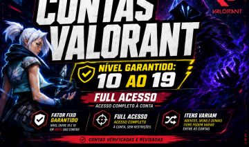 CONTA VALORANT NÍVEL 10+ | FULL ACESSO (FA) | ENVIO RÁPIDO