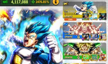 Conta de dragon ball legends muito boa