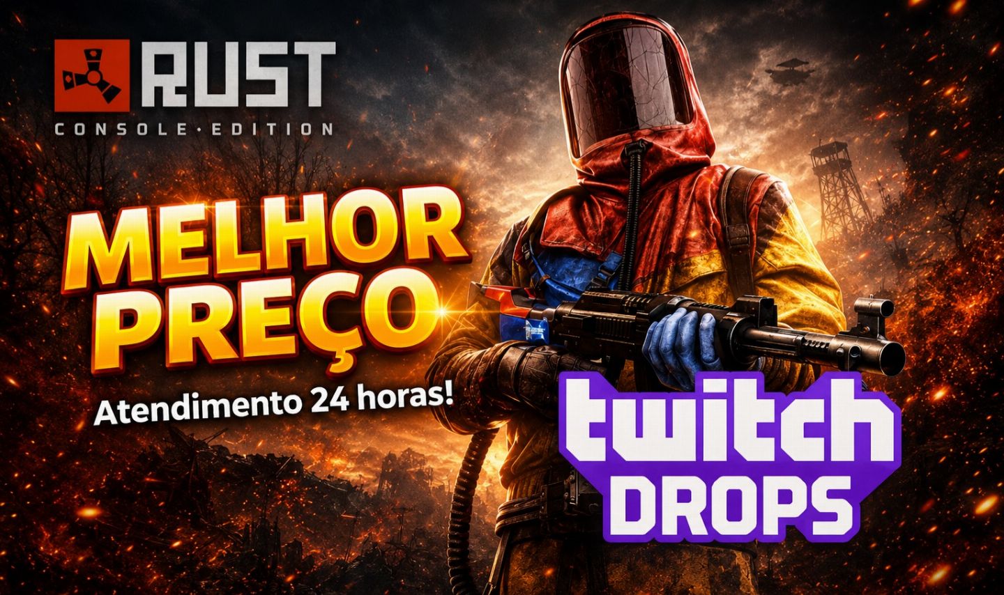 [MELHOR PREÇO] KICK DROPS E RUST TWITCH DROPS+49+50+51+52+53 - Cobrimos ofertas!