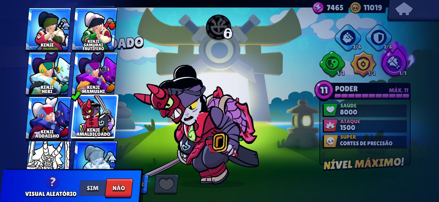 Conta boa de brawl Stars com muitos brawlers e skins